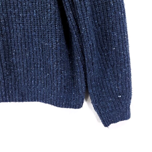 Vince Wool Alpaca Sweater Women's Medium Ribbed Chunky Speckled Knit - Picture 11 of 12